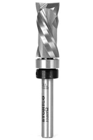 Yonico 33209q top bearing flush trim bit for precise end grain cuts