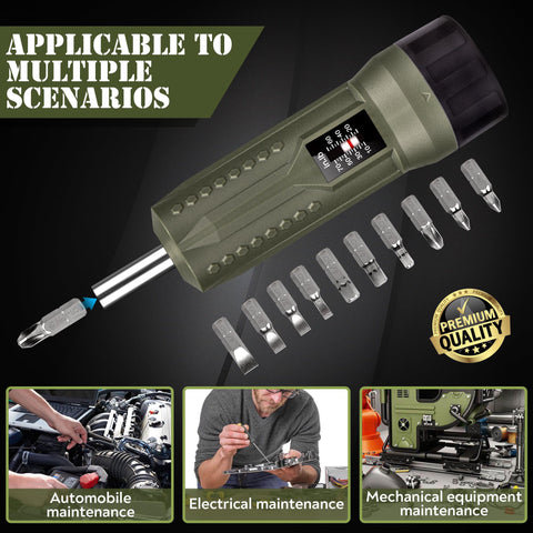 YOOIU ergonomic handle reduces fatigue during long torque sessions.