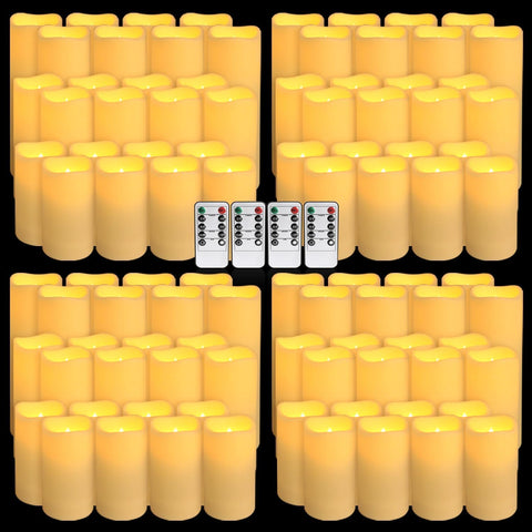 YOROXRG 96-pack outdoor flameless candles for weatherproof ambience