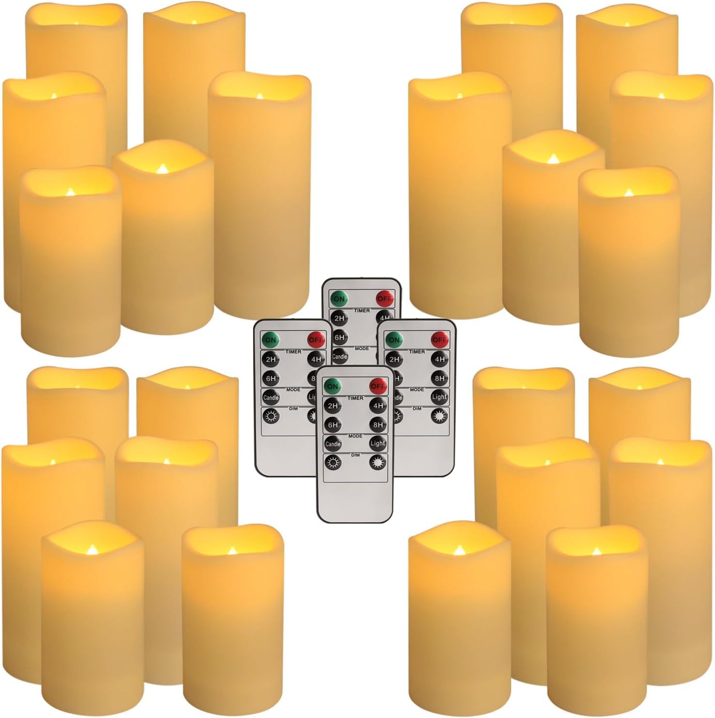 YOROXRG set includes four heights (4, 5, 6 inches) for versatile installations