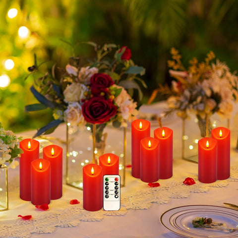 YOROXRG flameless candle remote control, easy on/off and timer