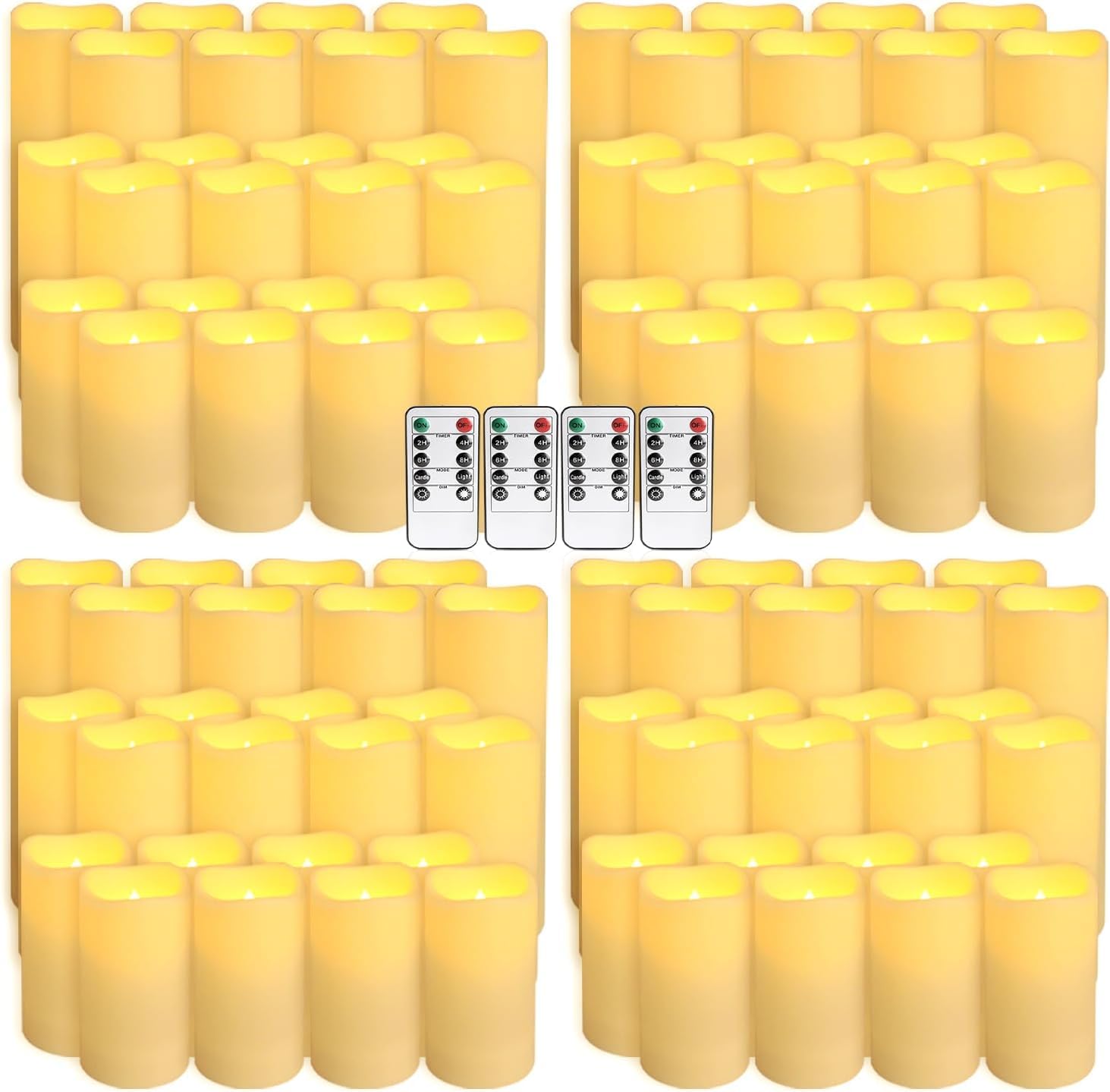 YOROXRG LED candles with remote control for easy lighting from afar