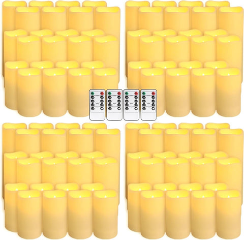 YOROXRG LED candles with remote control for easy lighting from afar