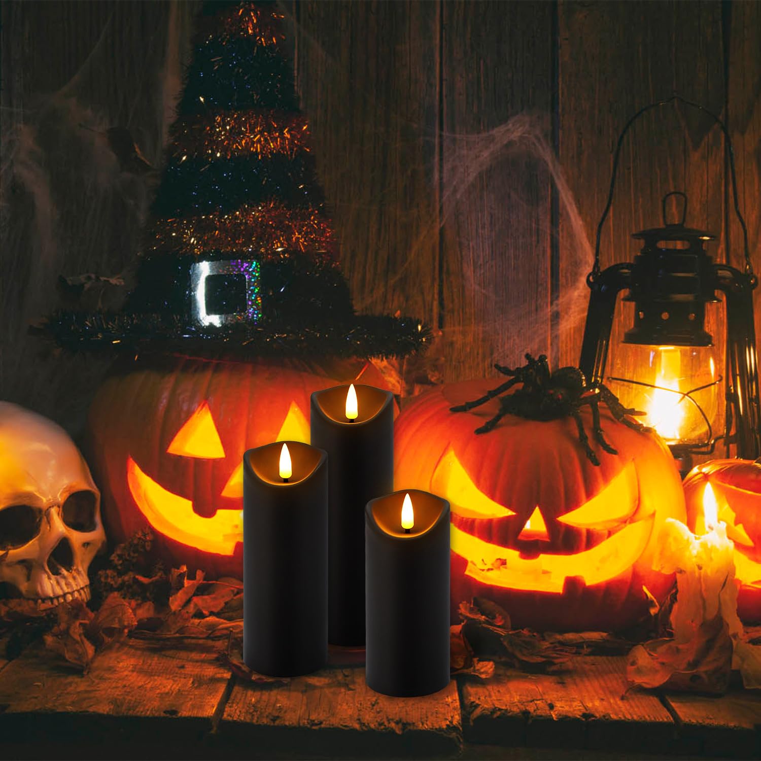 YOROXRG moving flame flameless candles for realistic glow