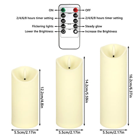 YOROXRG three heights (5, 6, 7 inches) for varied displays
