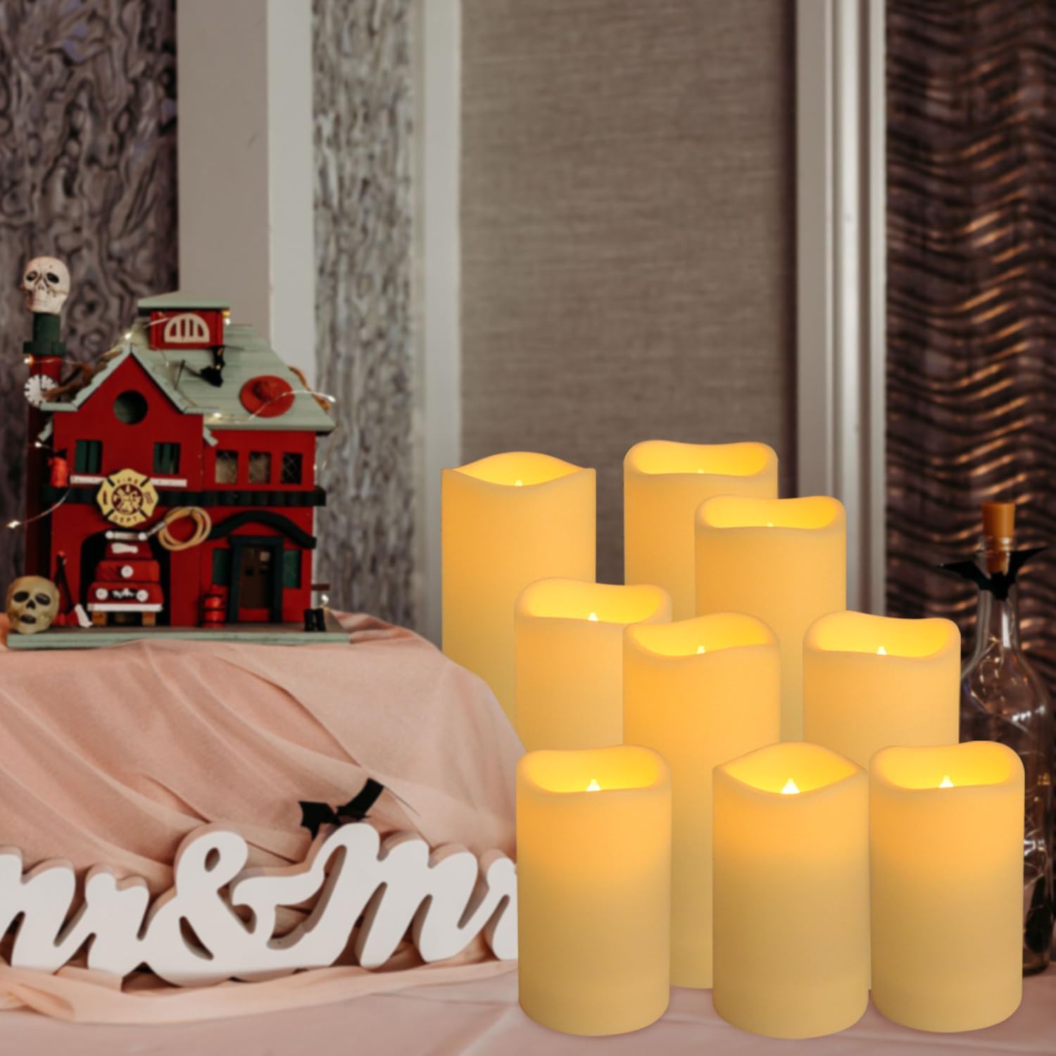 YOROXRG waterproof candle design shields battery area from rain and humidity
