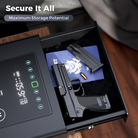 Yoqimi dual power with battery backup and external emergency charging port.