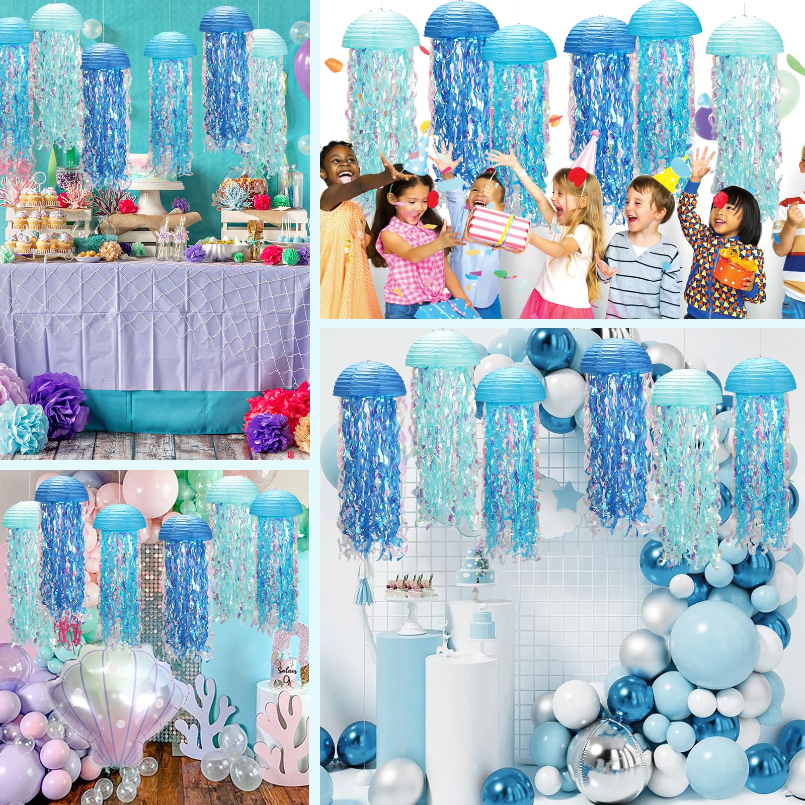 Yorr ocean-themed decor idea for baby showers, birthdays, and classrooms.