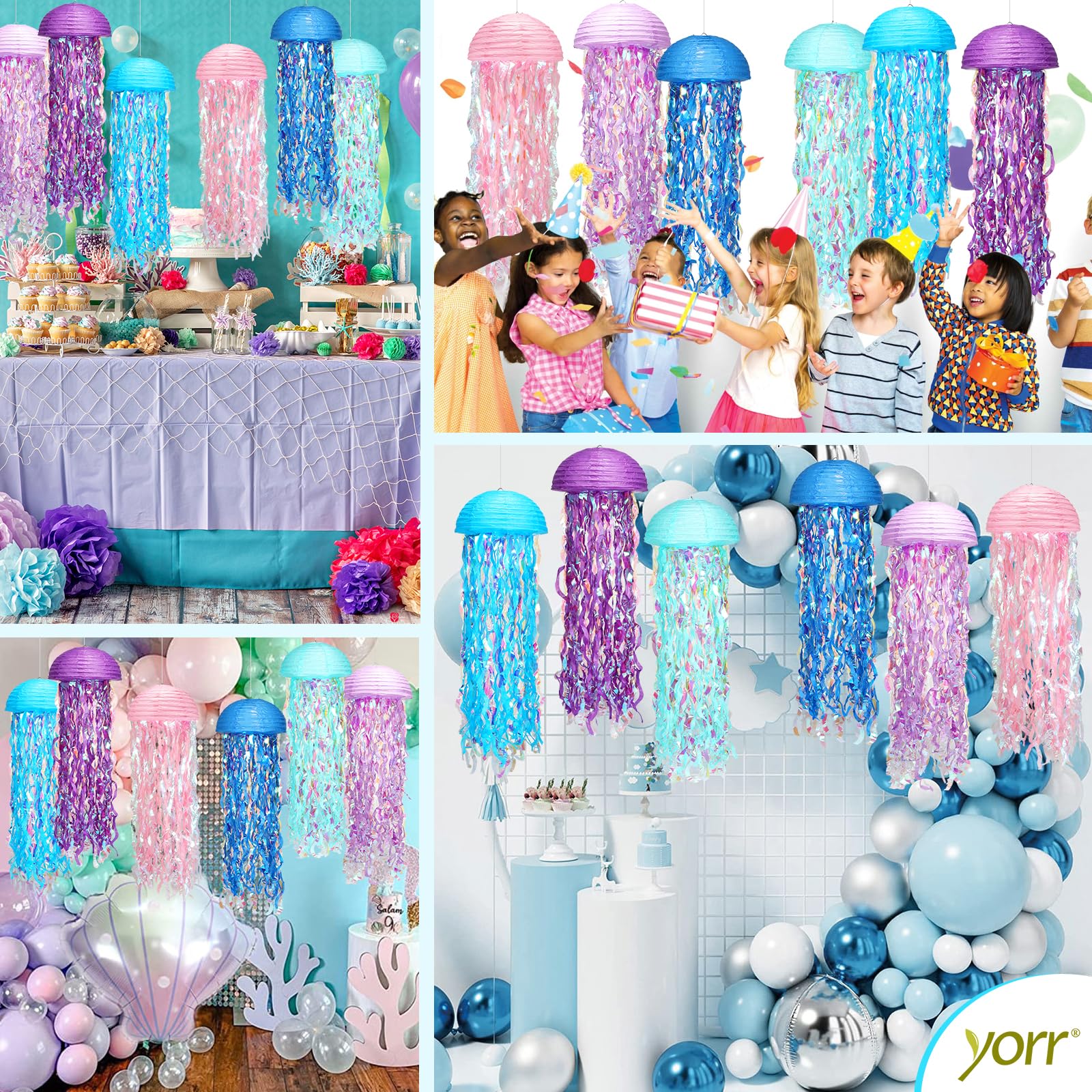 Yorr reusable paper lanterns stored flat after festive use.