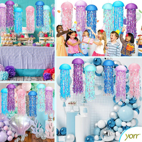 Yorr reusable paper lanterns stored flat after festive use.