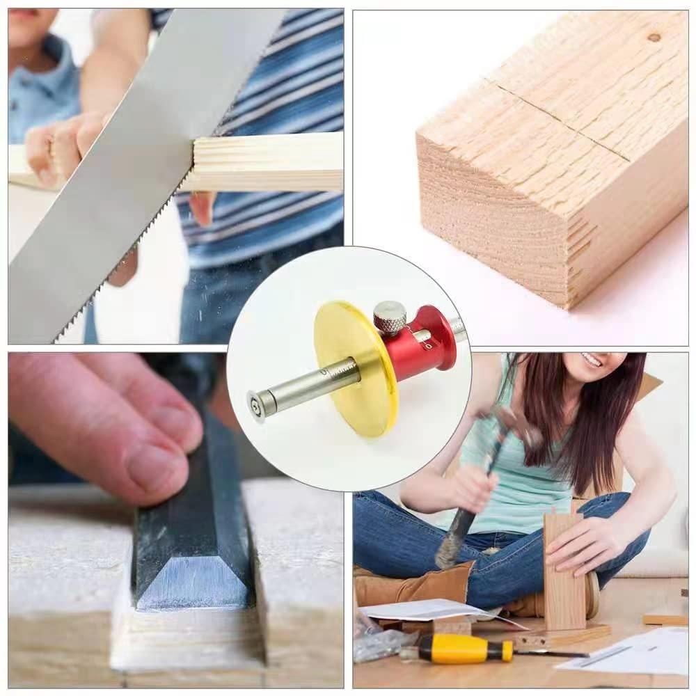 YOSELIN marking gauge kit includes extra blades for versatility.