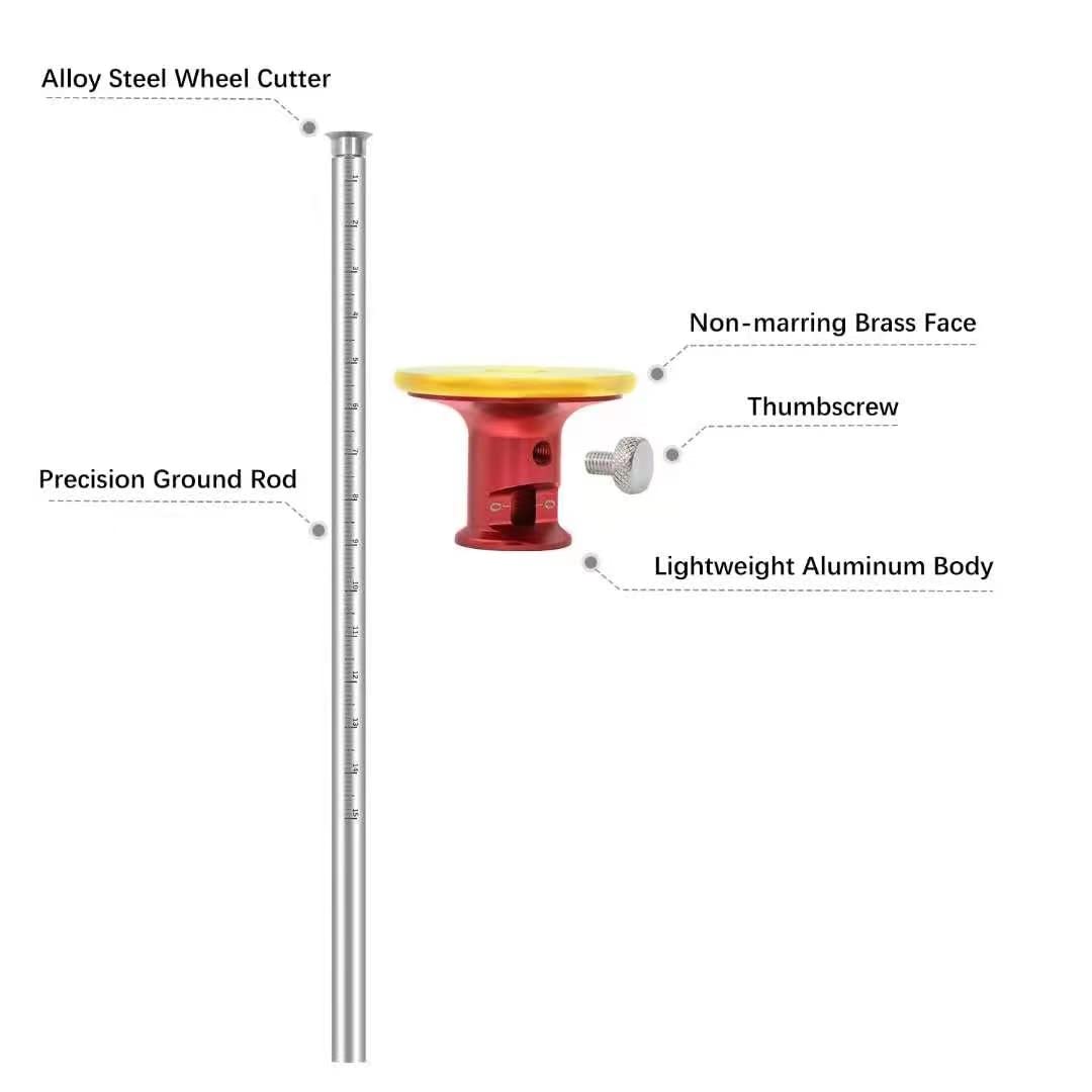 YOSELIN laser-engraved scale with dual units for quick reference.