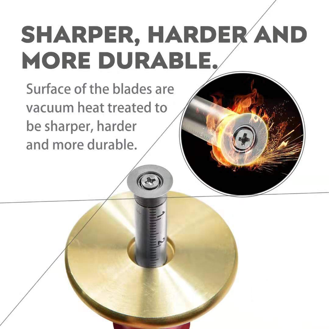 YOSELIN dovetail scale etched on shaft improves readability.