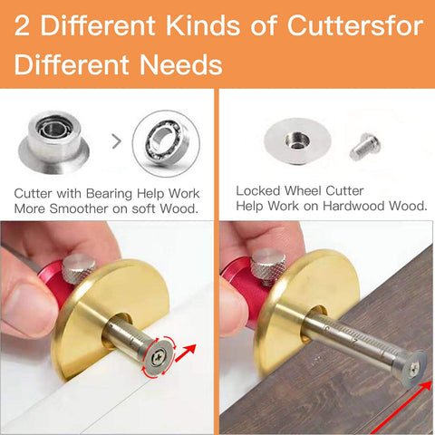 YOSELIN pencil and holder enable clean, clear dovetail tracing.