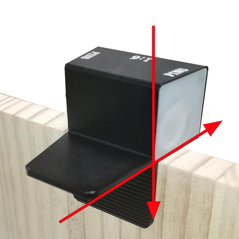 YOSELIN jig with adjustable fence marks perfect pins and tails.
