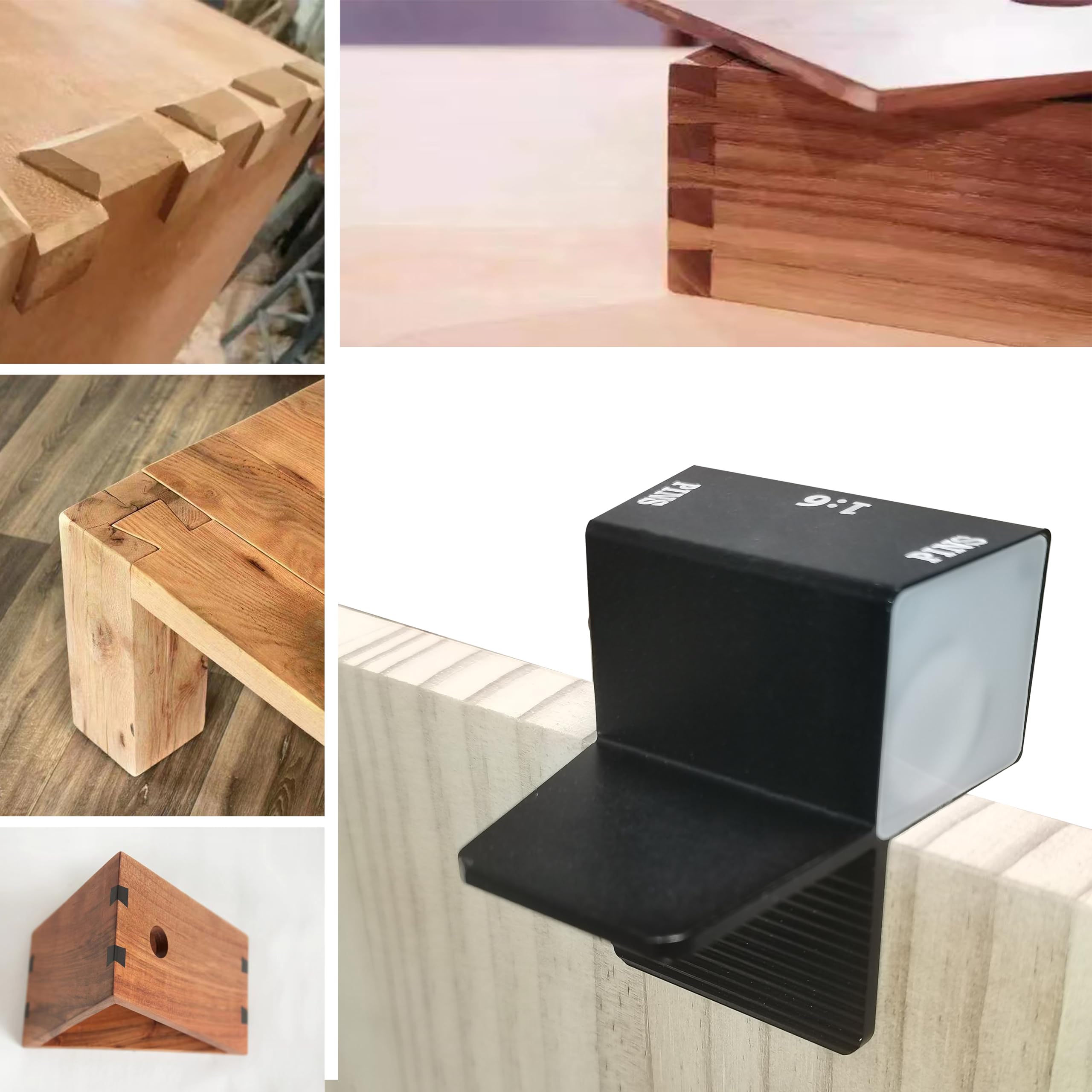 YOSELIN dovetail guide compatible with hand saws for clean cuts.