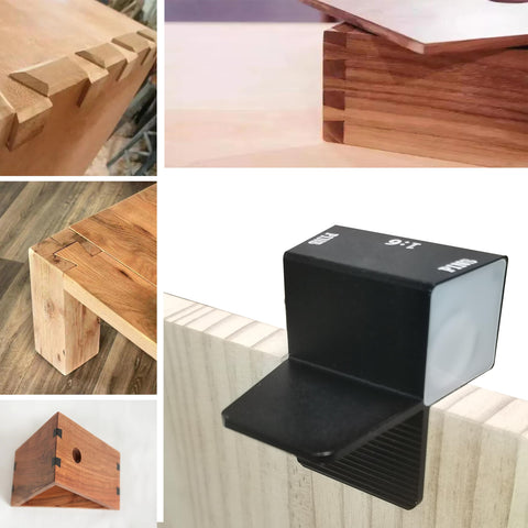 YOSELIN dovetail guide compatible with hand saws for clean cuts.