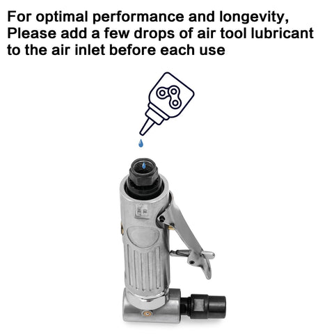 YoShin lightweight aluminum body reduces fatigue during long grinding sessions.