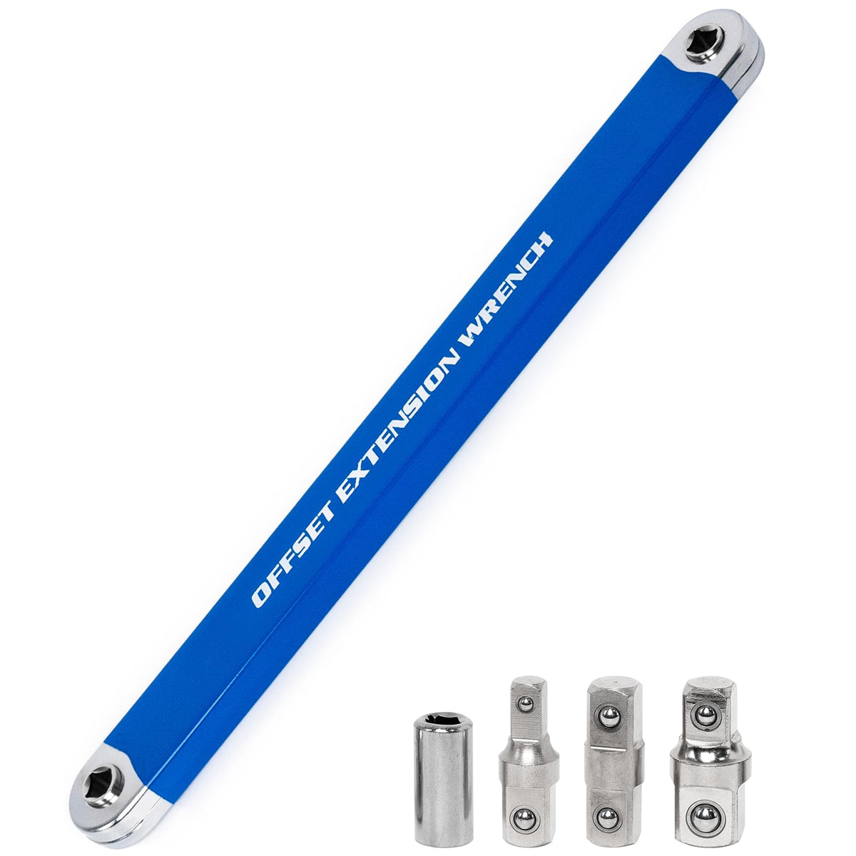 YoShin ratchet wrench extender main view shows compact design for tight spaces.