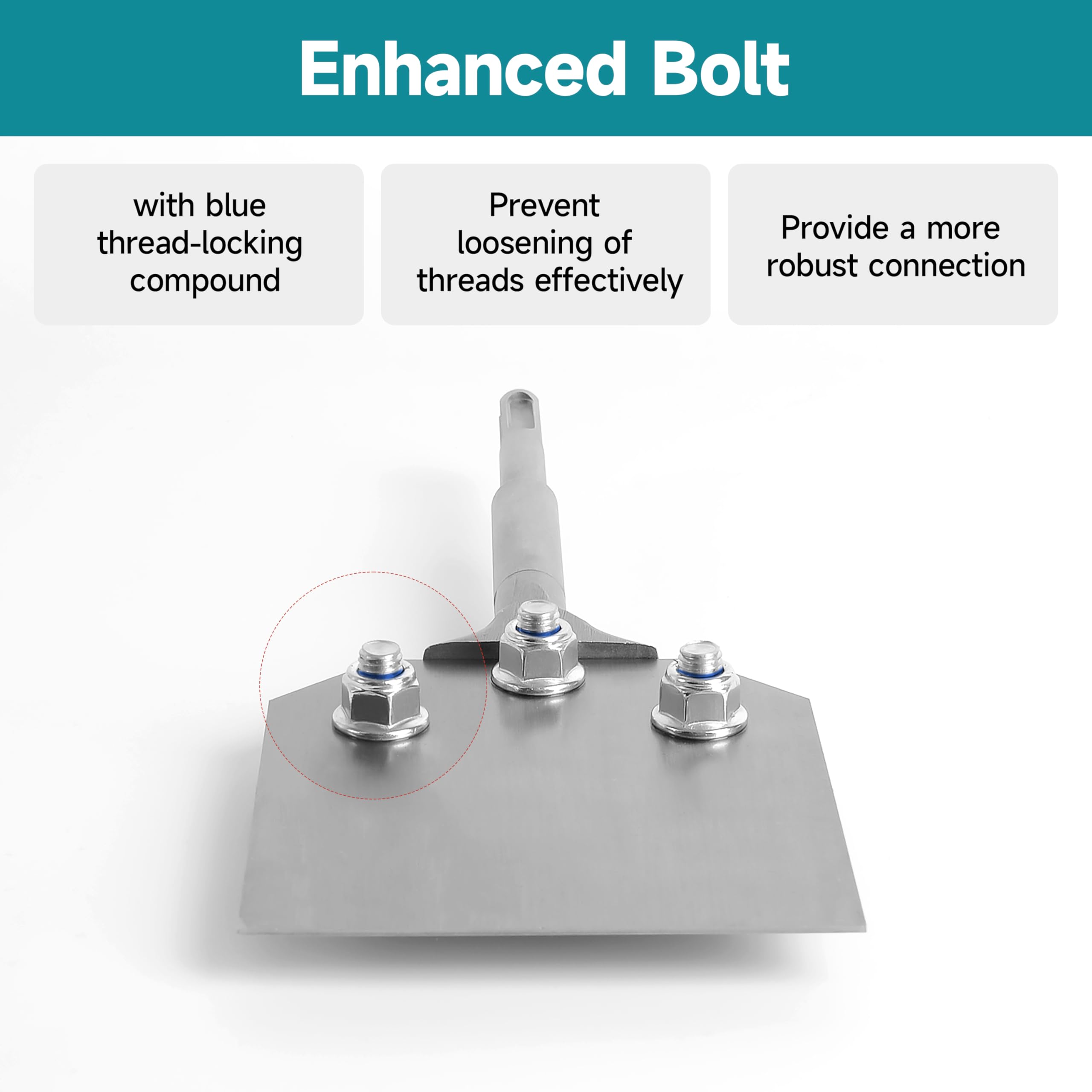 YOSIGHT alloy steel chisel delivers durable tile prep performance.