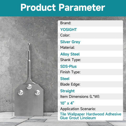 YOSIGHT easy-install screw and nut system keeps tools secure.