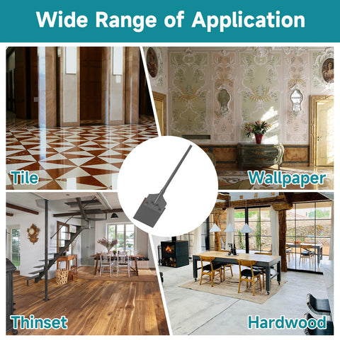 YOSIGHT versatile scraper handles tile, wallpaper, thinset, linoleum across surfaces.