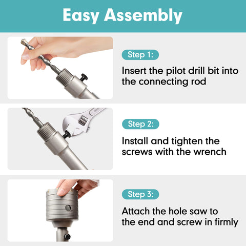 YOSIGHT SDS Plus/Max shanks for versatile hammer drill compatibility