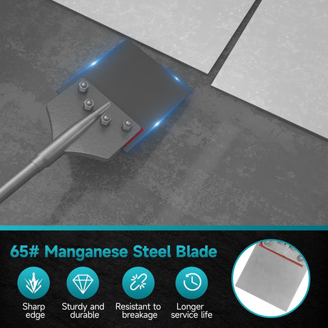 YOSIGHT wide blade scraper enables rapid wallpaper and adhesive removal.