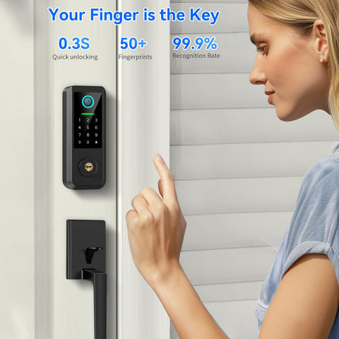 YOSIMIKA 5-in-1 keyless entry functions provide flexible entry options.