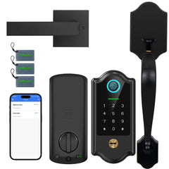 YOSIMIKA smart fingerprint unlock for front door enabling secure keyless entry.