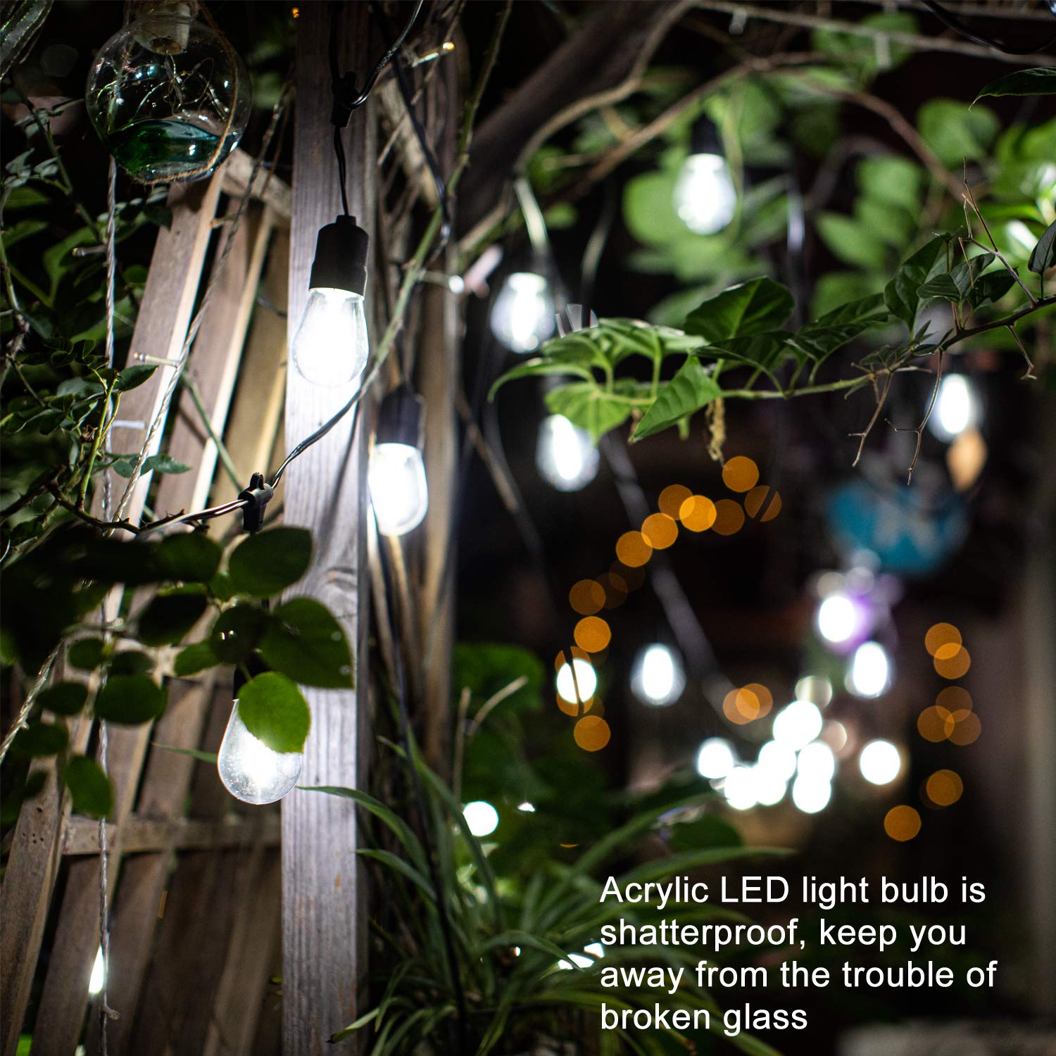 YOSION waterproof festoon light designed to withstand outdoor weather