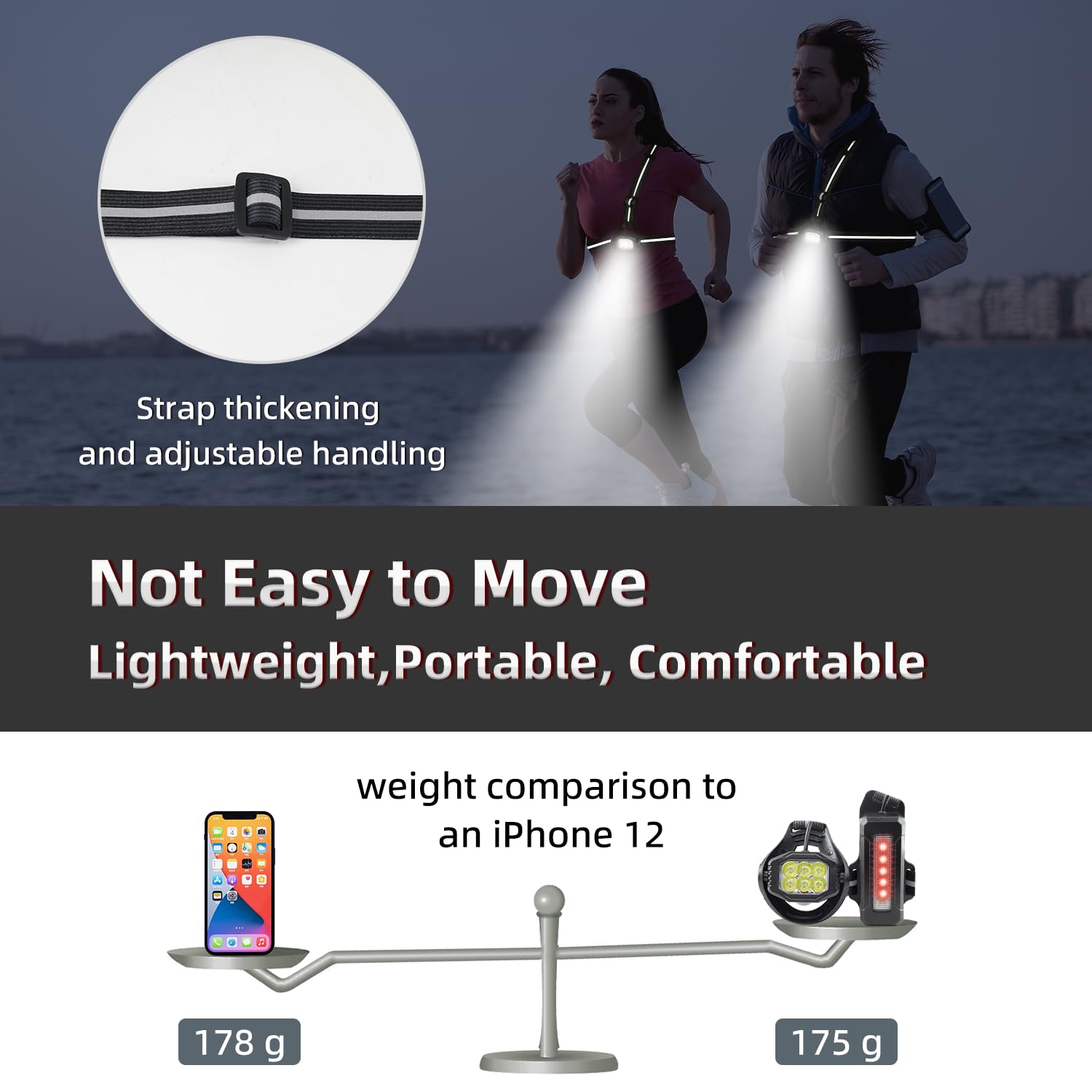 YOSKY IPX4 water-resistant light withstands rain and sweat