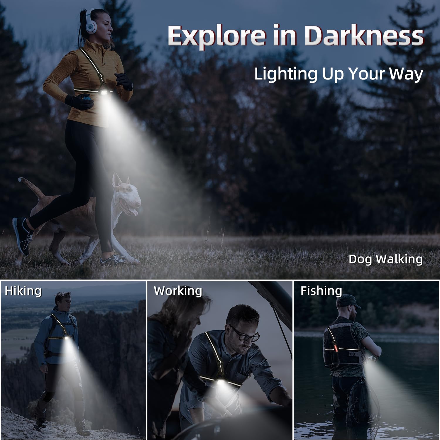 YOSKY rear 5-LED safety lights increase awareness of others