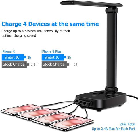 Yostyle lamp with a flexible 180-degree arm adapts to your seating or standing workstations.
