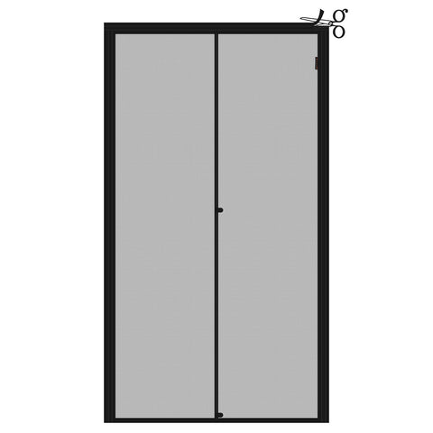 Yotache adjustable magnetic screen door demonstrates versatile size fit for 34–38 in by 96–98 in.