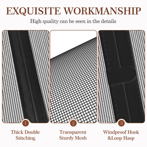 Yotache easy installation with hook-and-loop strips and pins