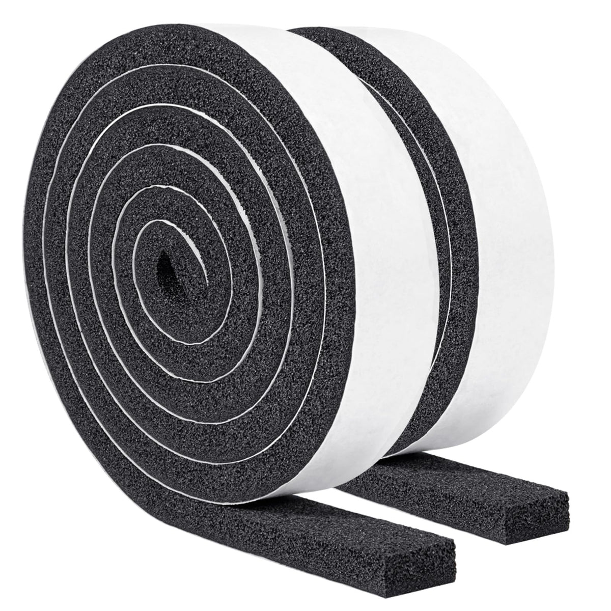 Yotache maximum compression sponge tape close-up showing pliable foam and adhesive backing for sturdy seals