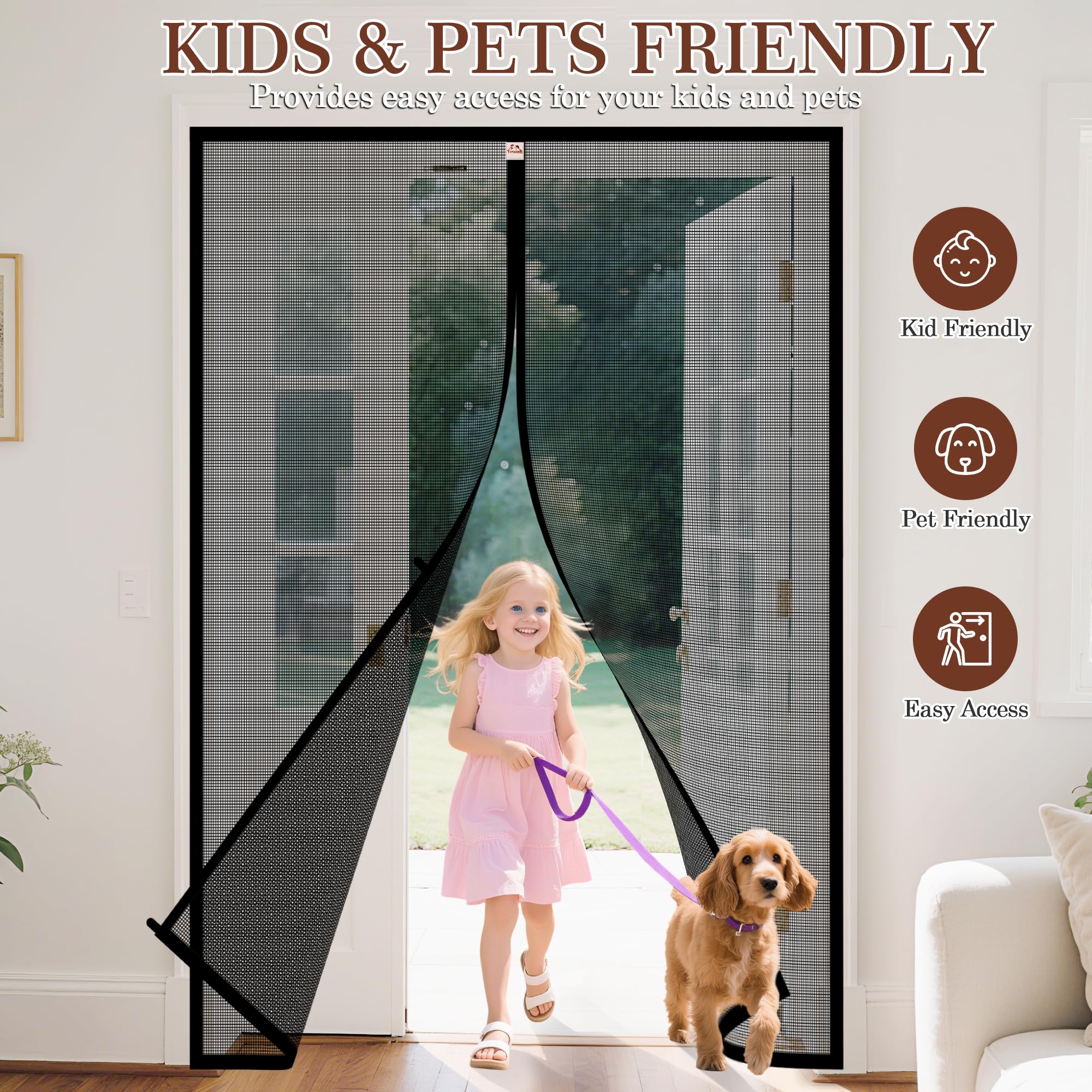 Yotache pet-friendly design supports frequent entry for kids and pets.