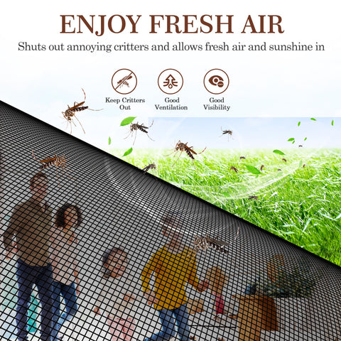 Yotache pet-friendly screen door suitable for pets and kids