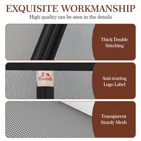 Premium 18x16 mesh resists wrinkles and sun fading for durability.