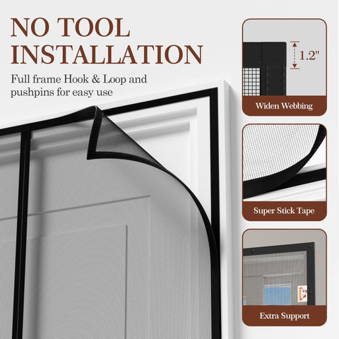 Yotache pet-friendly screen supports frequent entry for pets and kids