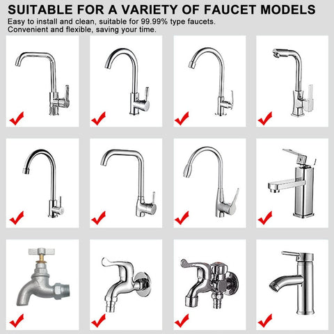 YOTAN multi-use faucet compatibility for home or office.