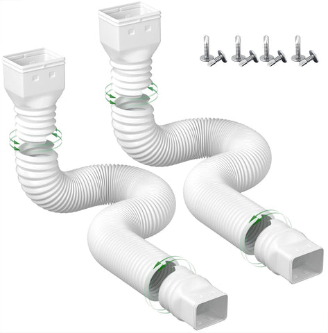 YOTODY fits 2x3 and 3x4 downspouts for flexible use.