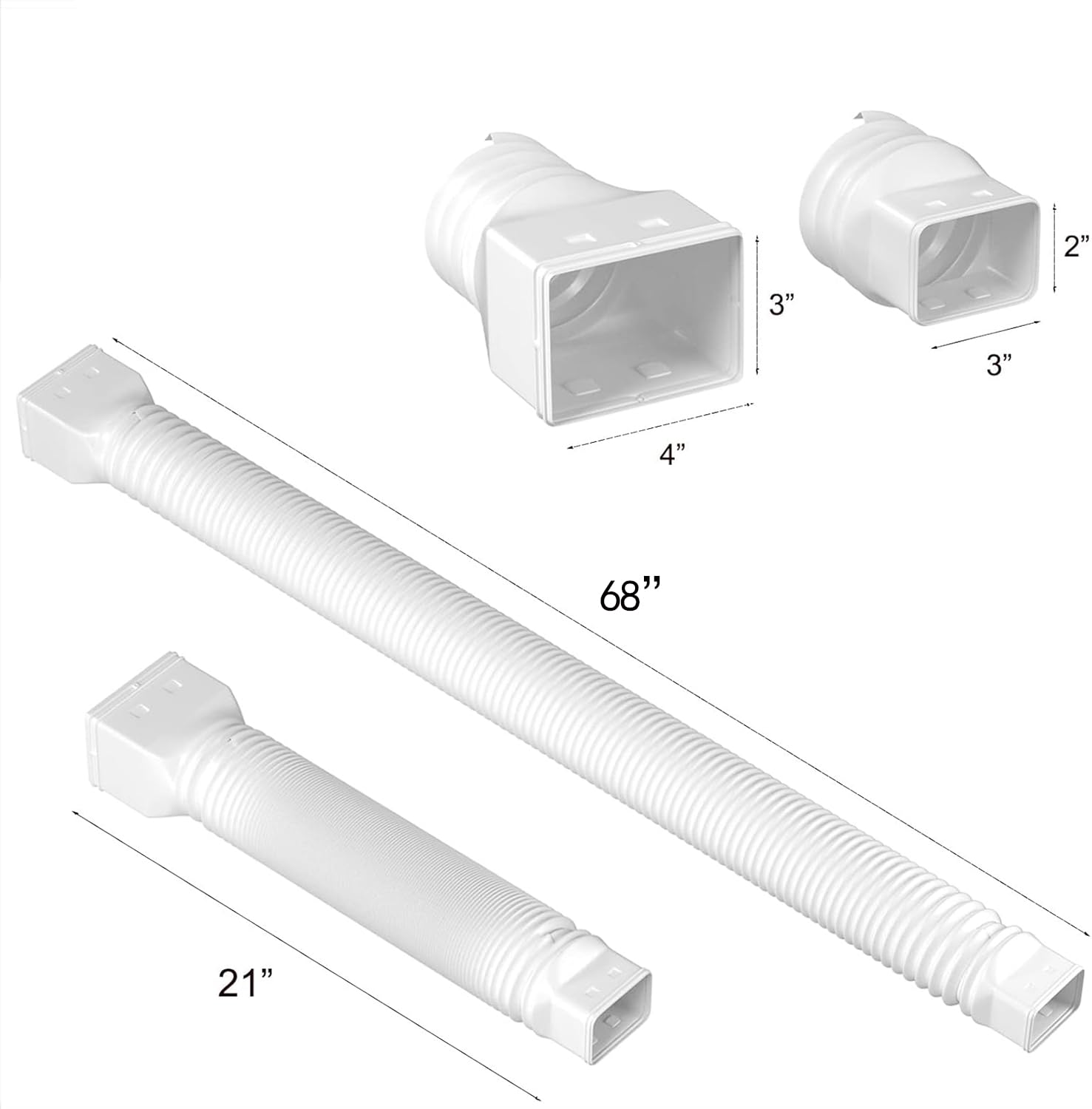 YOTODY hose connection uses sturdy PE material for reliable performance.