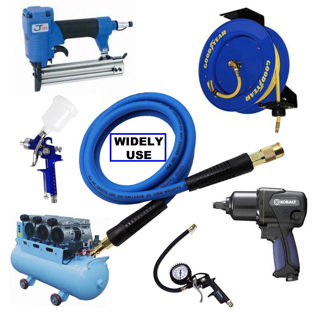 YOTOO 300 PSI working pressure illustration highlights performance range.