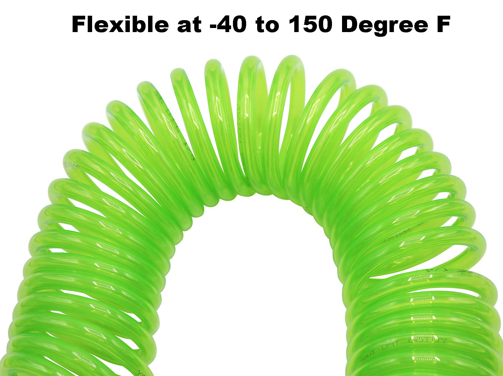 YOTOO 1/4 inch ID, 25 foot hose ready for versatile workshop tasks