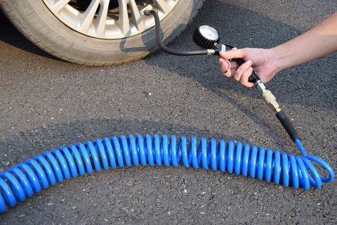 YOTOO compact 25 ft hose storage reduces clutter in small shops.