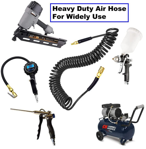 YOTOO gray recoil hose ready for workshop and garage use