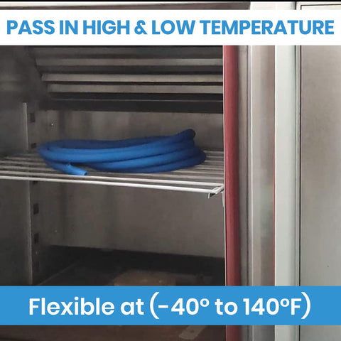 YOTOO 10-foot length hose demonstrates lightweight flexibility under load.