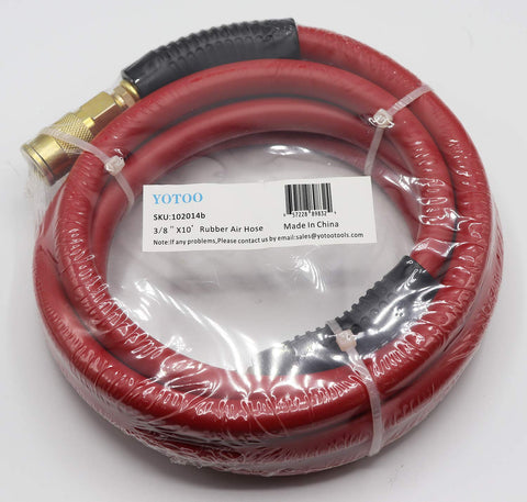 YOTOO red air hose improves visibility and quick identification.